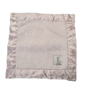Little Giraffe LIGHT PINK Security LOVEY Sherpa Satin Trim "My First Blanky" USA